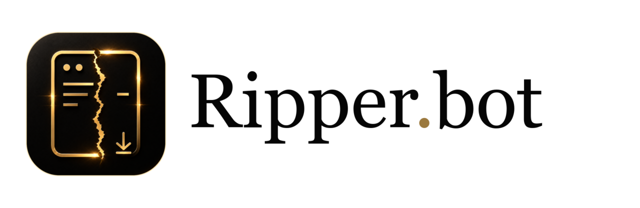 Ripper.bot dark wordmark